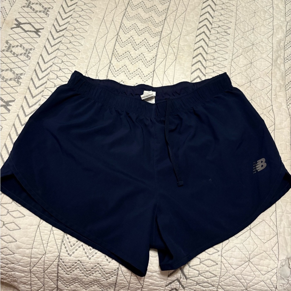 New Balance Women's Dark Blue Athletic Shorts